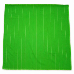 Green Pinstripe Suiting Fabric
