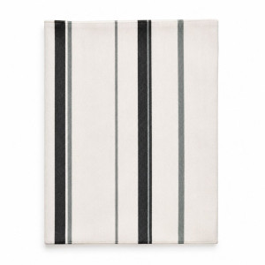 White Striped Polyester Fabric for Dresses, Shirts & Fashion Wear