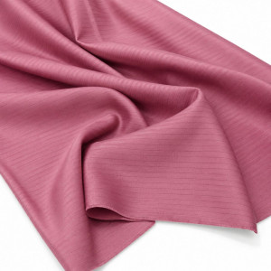 Dusty Rose Pinstripe Virgin Wool Fabric