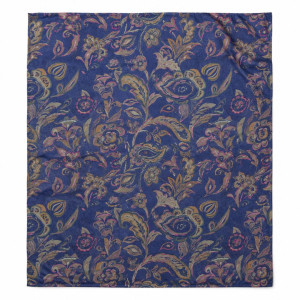Vintage Floral Print Jean Material