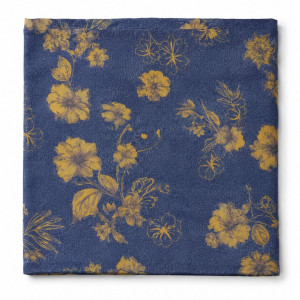 Yellow Floral Print Jean Material