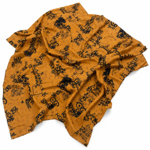 Urban Graffiti Print Jean Material