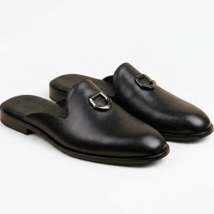 Mens Smart Casual Backless Mule Loafers Shoe