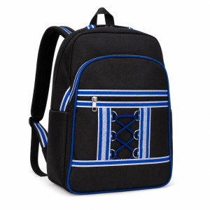 Premium Multi Purpose School Backpack    Black and Blue