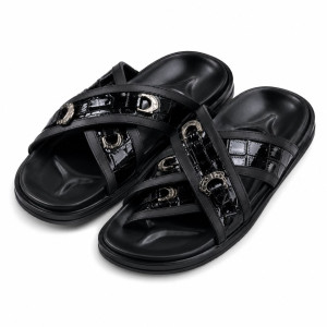 Shadow Crest Strap Slides