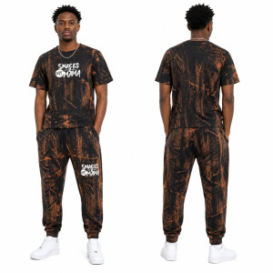 Unisex Graphic T Shirt & Jogger Set