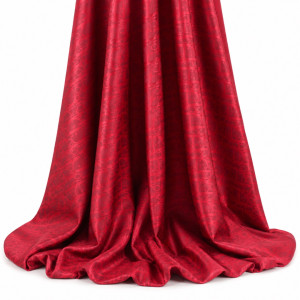 Premium Red Damask Fabric