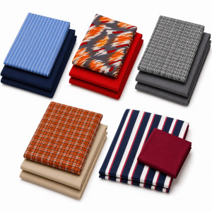 Premium Plain and Pattern Clothing Material   Stripe   Plaid   Abstract and Designer Fabrics