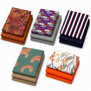 Premium Plain and Pattern Clothing Material