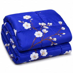 Premium Blue Floral Print Duvet