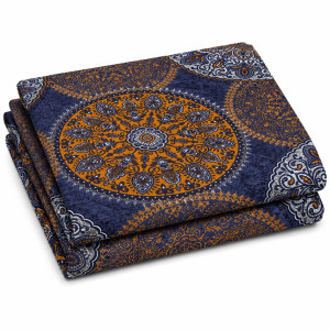 Premium Mandala Medallion Print Bedsheet Fabric