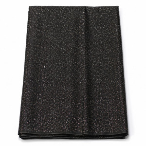 Midnight Black Fancy Sequin Fabric