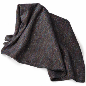 Premium Black Multicolour Fancy Glitter Fabric Material