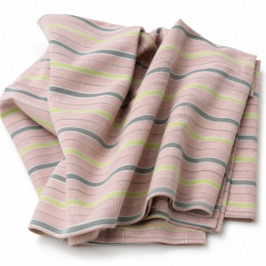 Blush Horizon Stripe Linen