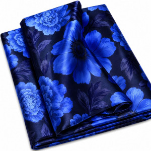 Premium Burgundy Floral Damask Jacquard Fabric Luxury Woven Textile