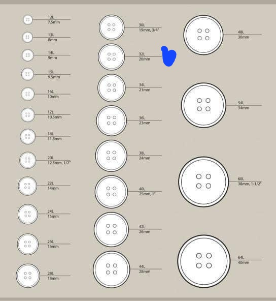 Metallic Buttons with Polished Rose Gold Finish