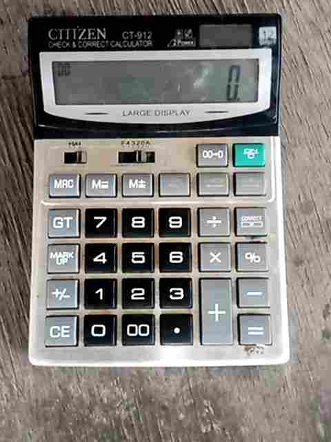 Citizen CT-912 Basic Desktop Calculator