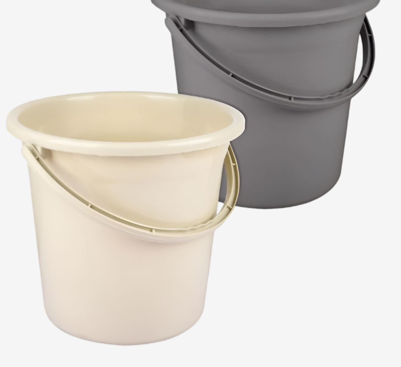 Home Plastic Bucket with Ergonomic Handle 5litres