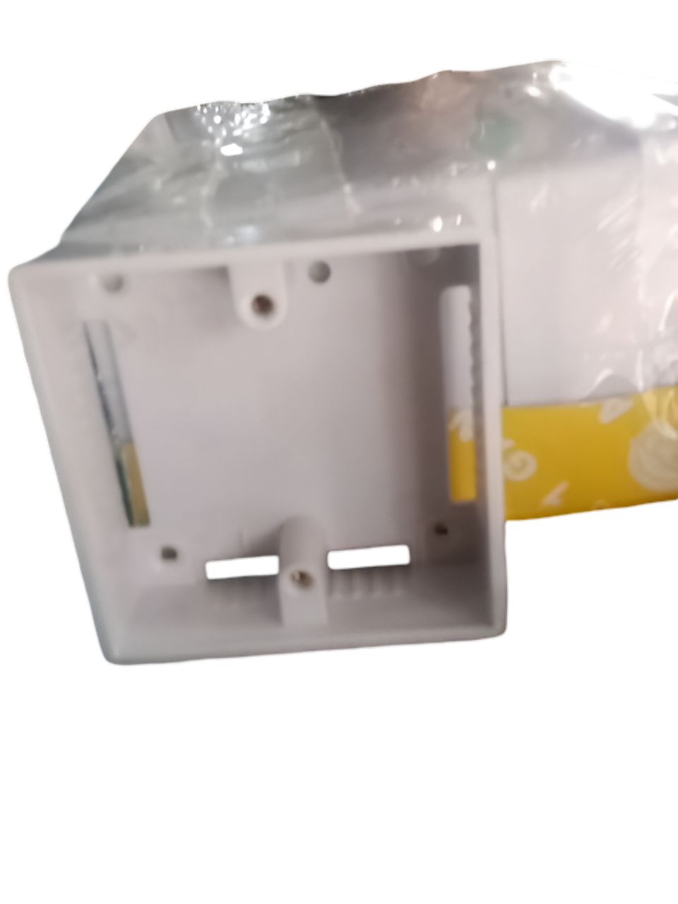 Wall-Mountable Pattress /Plastic Back Box for Electrical Installations
