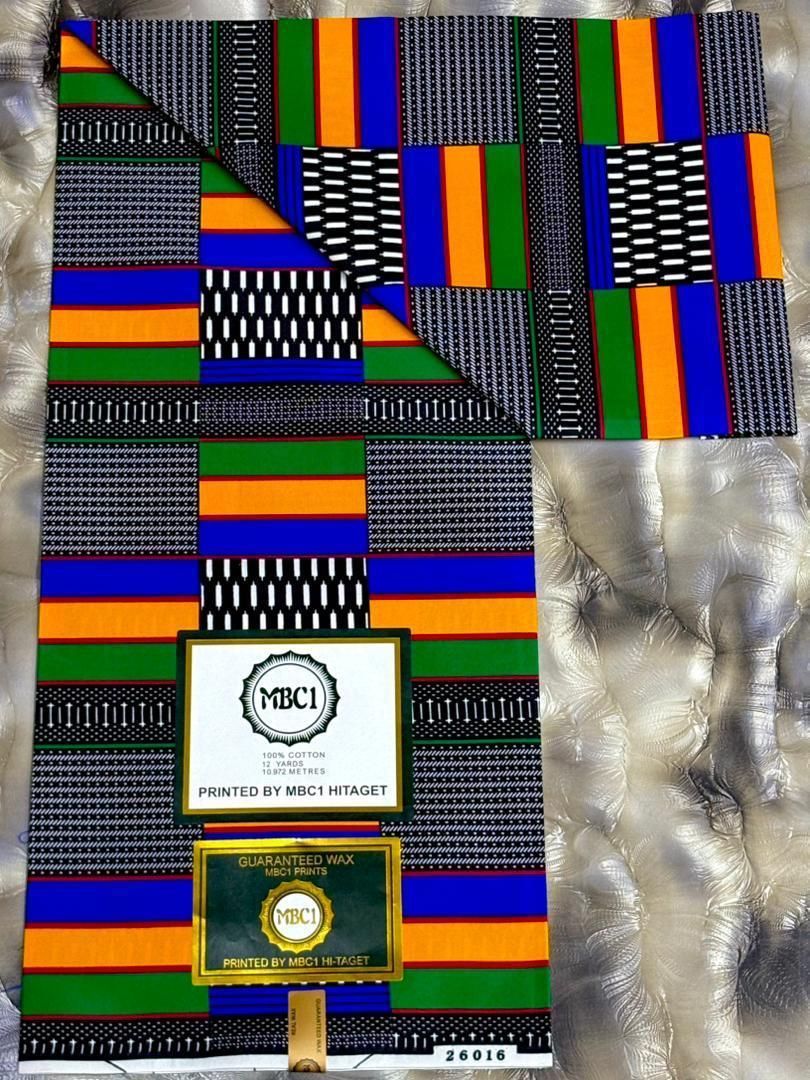 Vibrant African Print Ankara Wax Fabric by MBCI