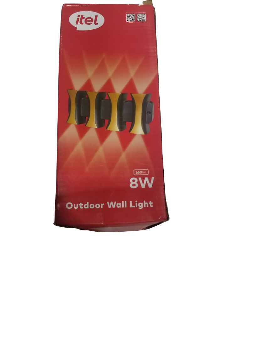 Itel Outdoor Wall Light- 8W Energy-Saving LED Lamp