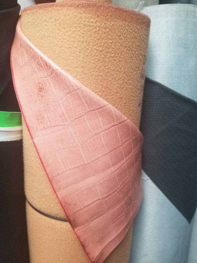 Peach Upholstery Leather Material for Bags