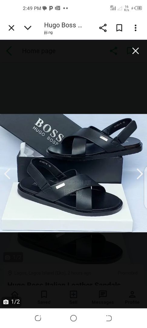 Kano leather sandals