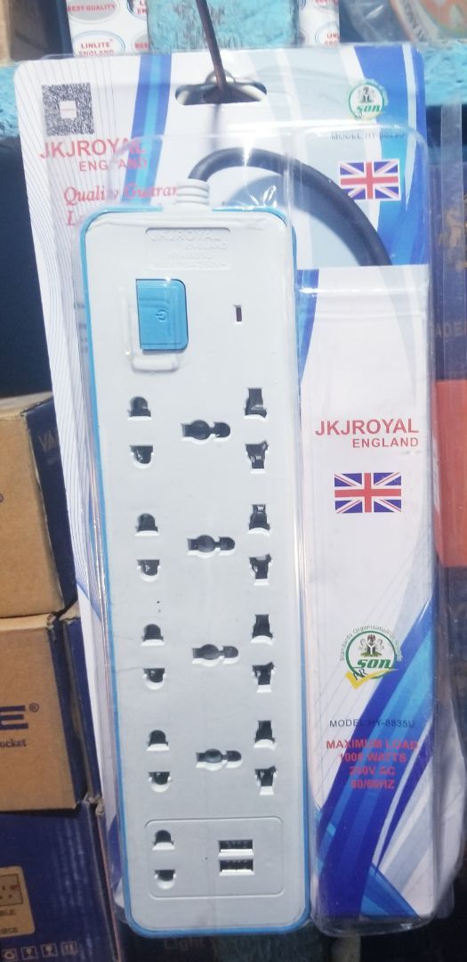 Jk royal England multi socket extension board