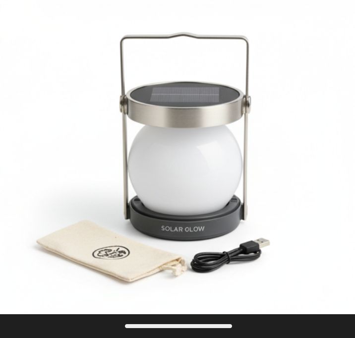 Portable solar lamp