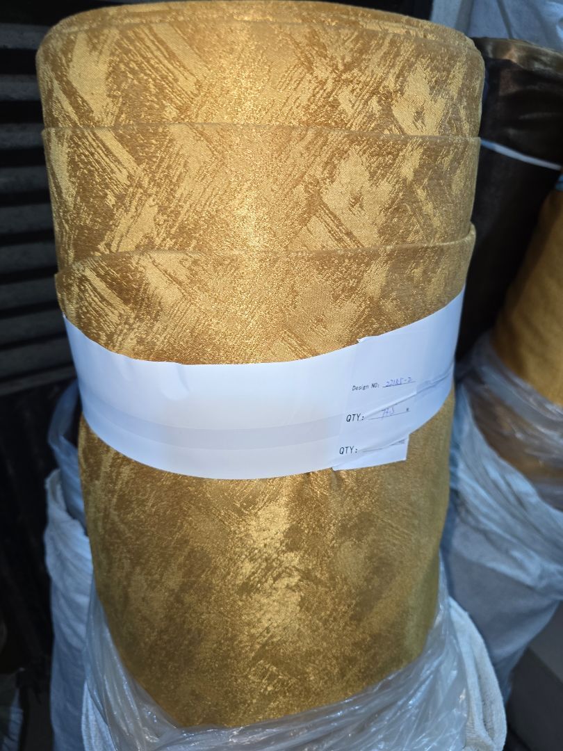 High Quality Gold Colored Turkish Curtains