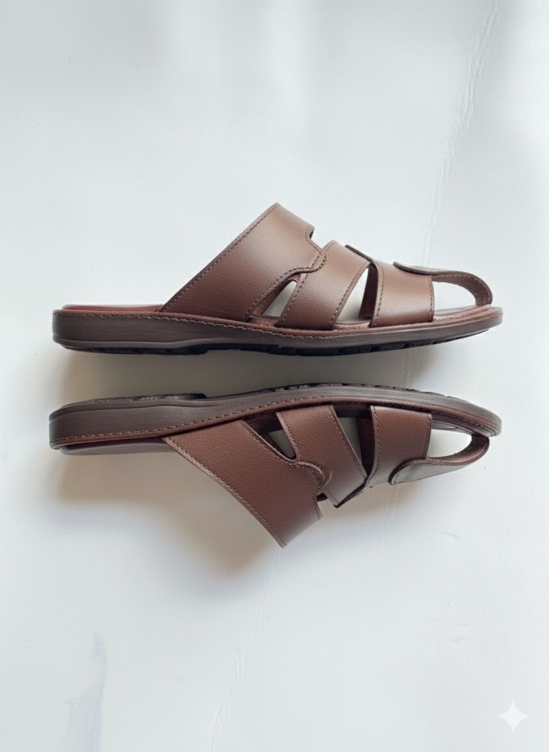 Quality men Unique leather sandals