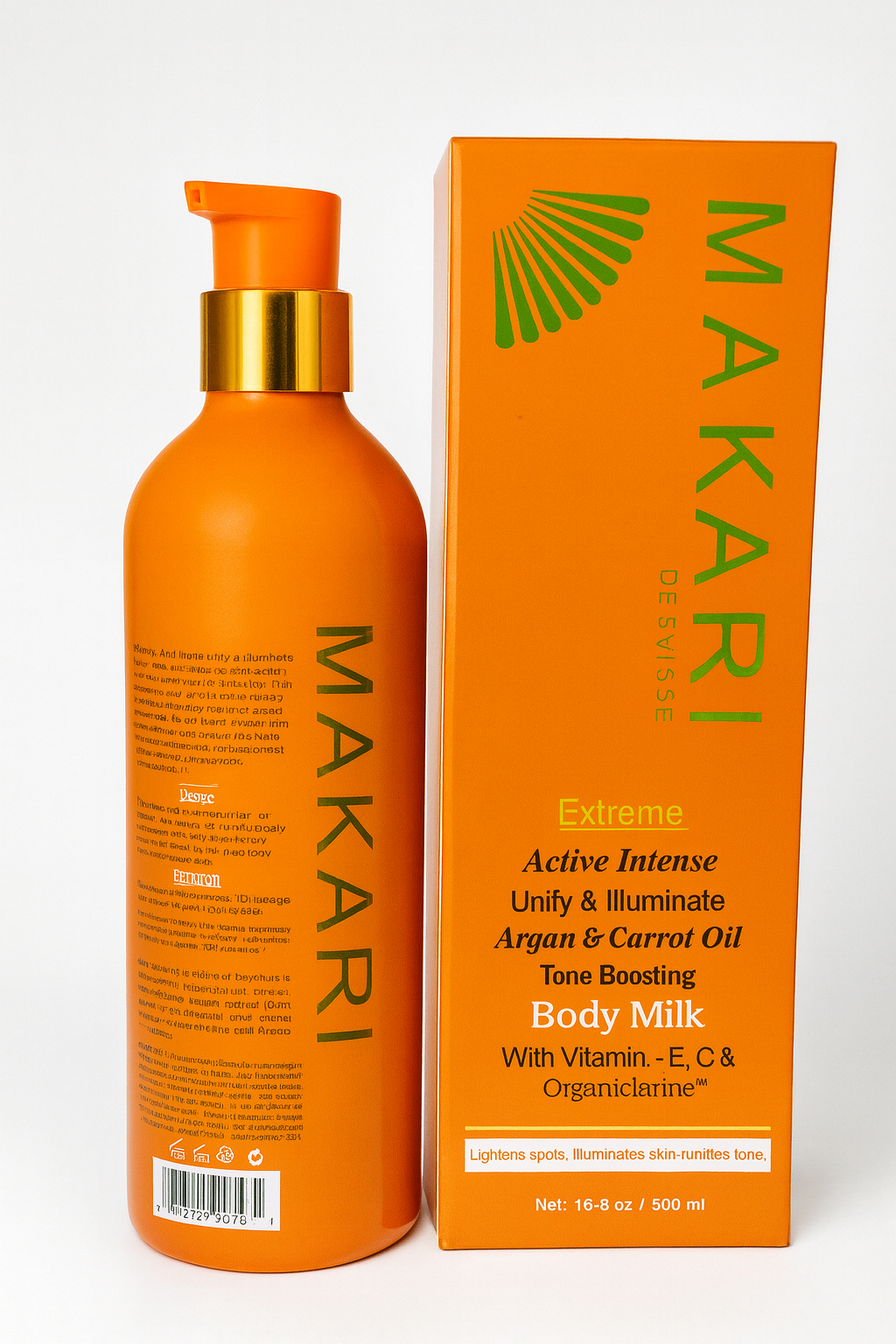 Makari De Suisse tone boosting body milk