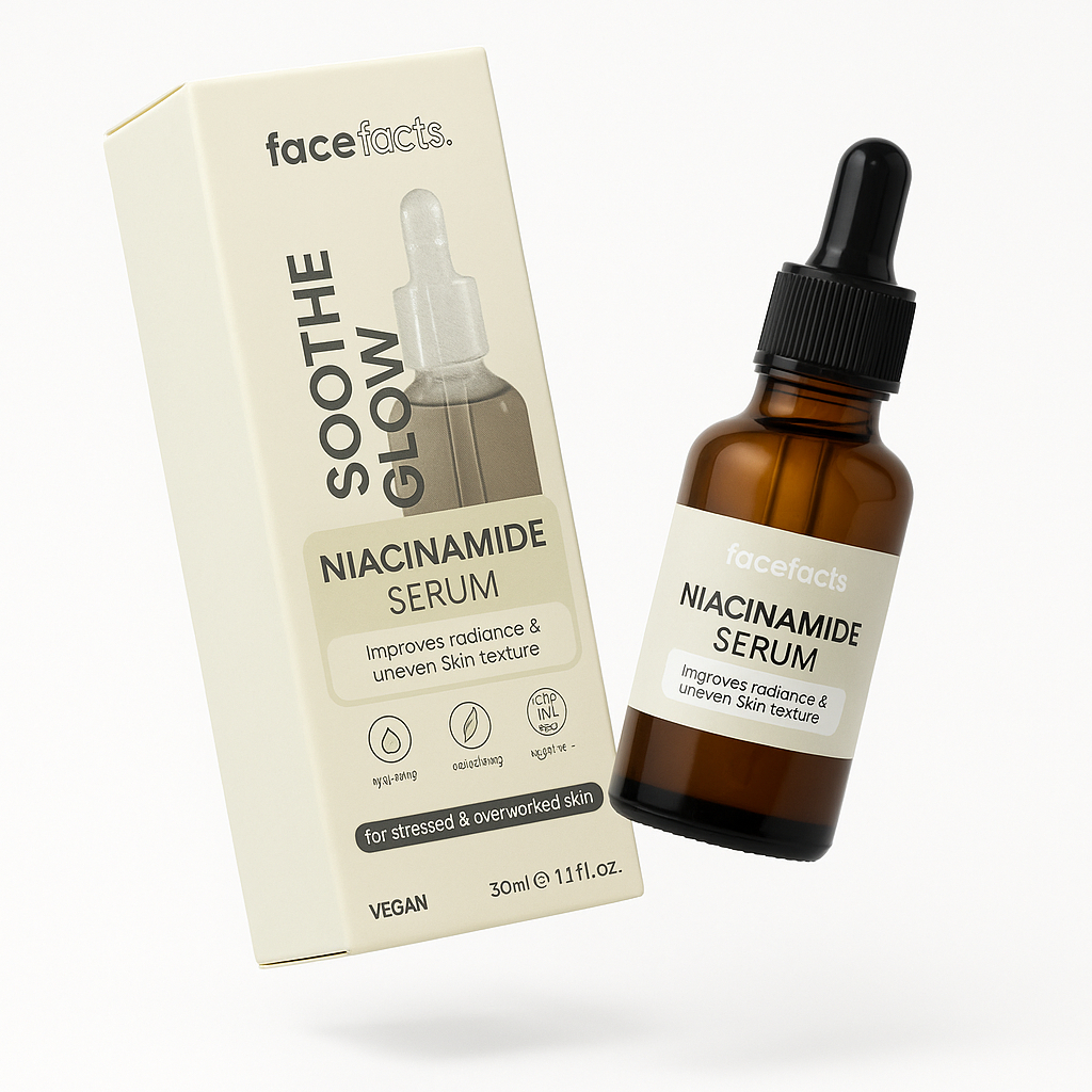facefacts SOOTHE and GLOW NIACINAMIDE SERUM