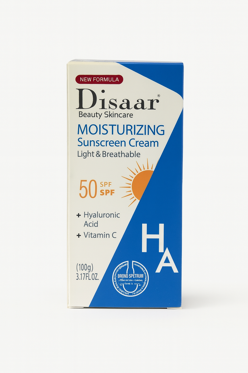 Disaar Beauty Skincare moisturizing Sunscreen Cream