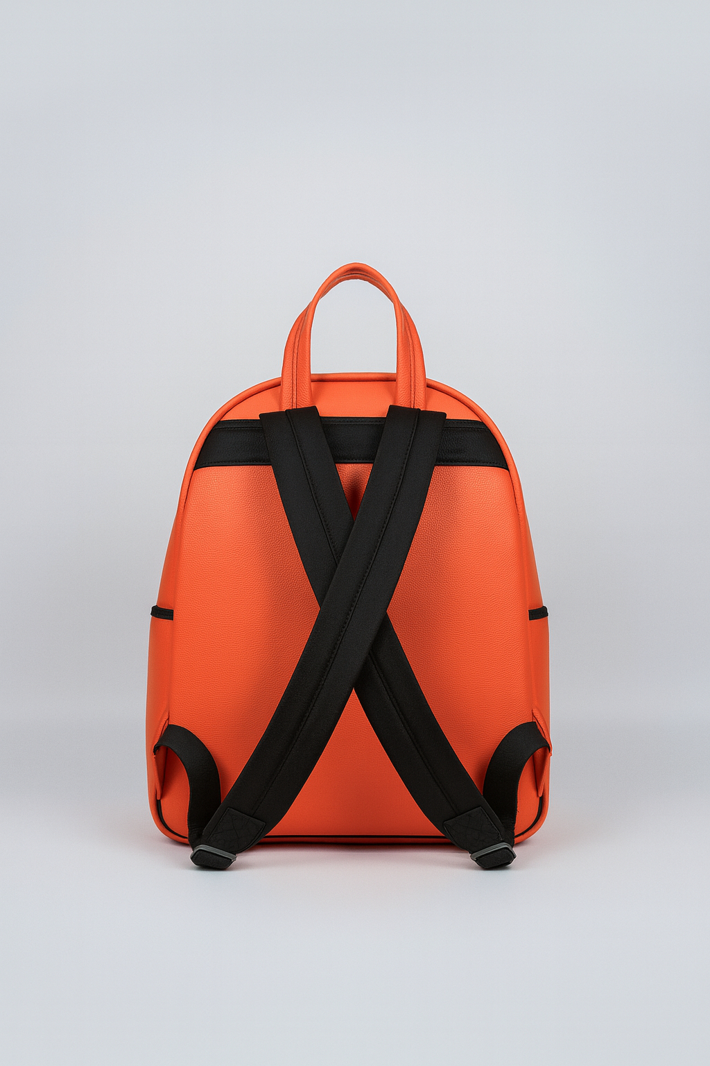 Unisex Vibrant Orange Mini Backpack