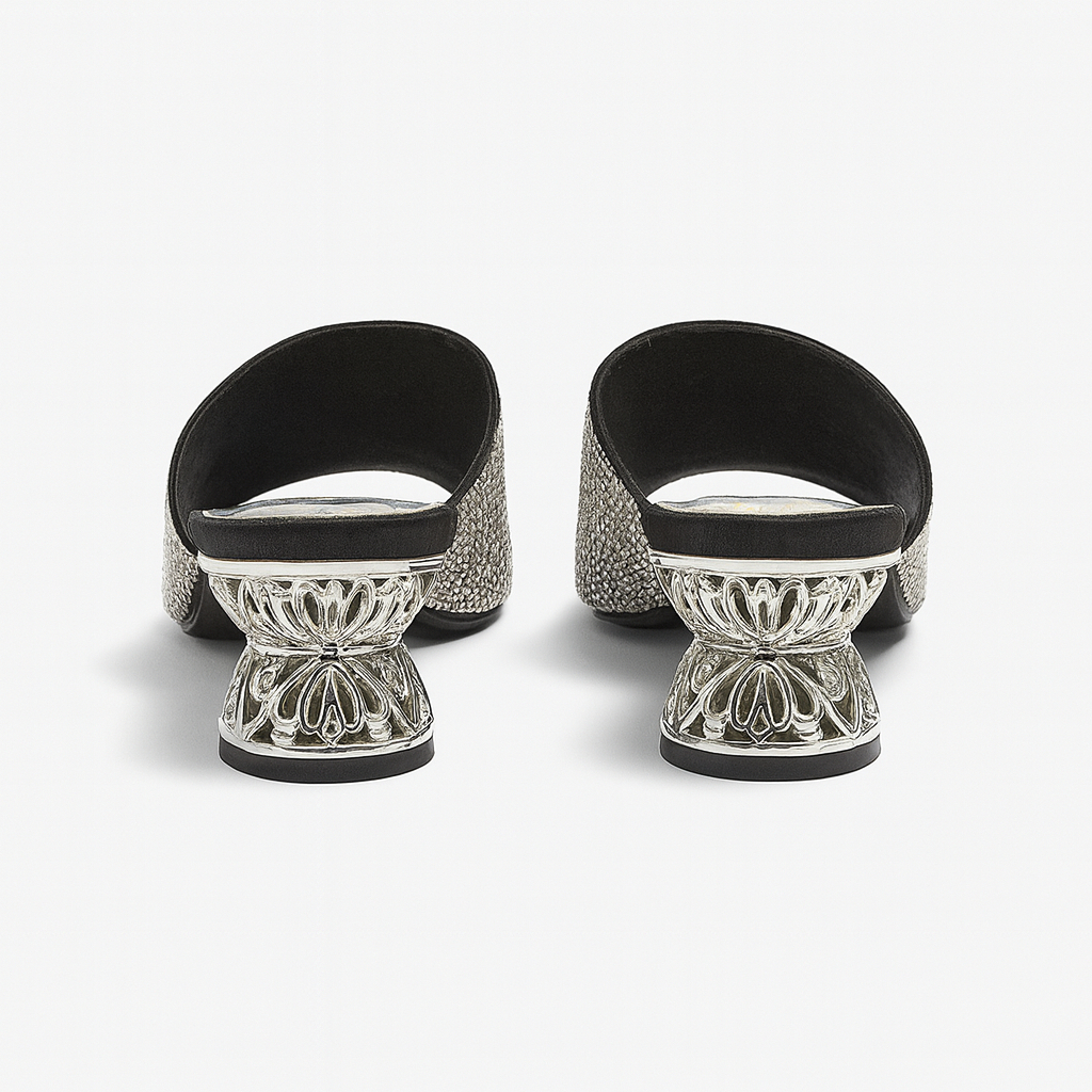 Premium classic glass heel