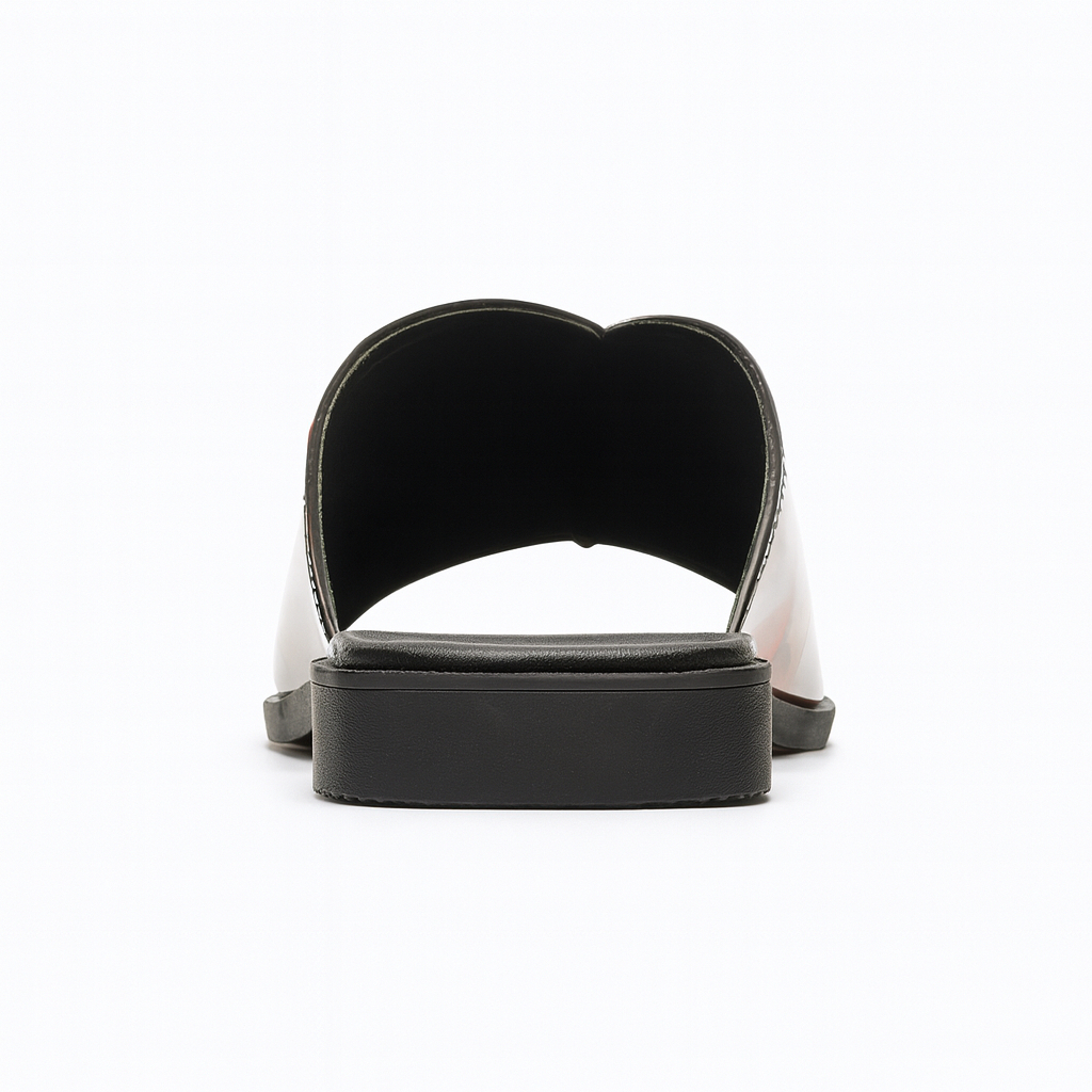 Quality Camouflage Slip On Sandals with Glossy Finish