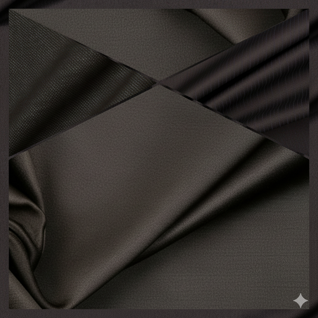 Dark Brown Italian High Quality Virgin Wool