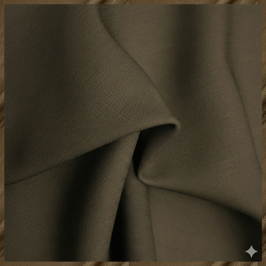 Coffee brown Italian High Quality Virgin Wool