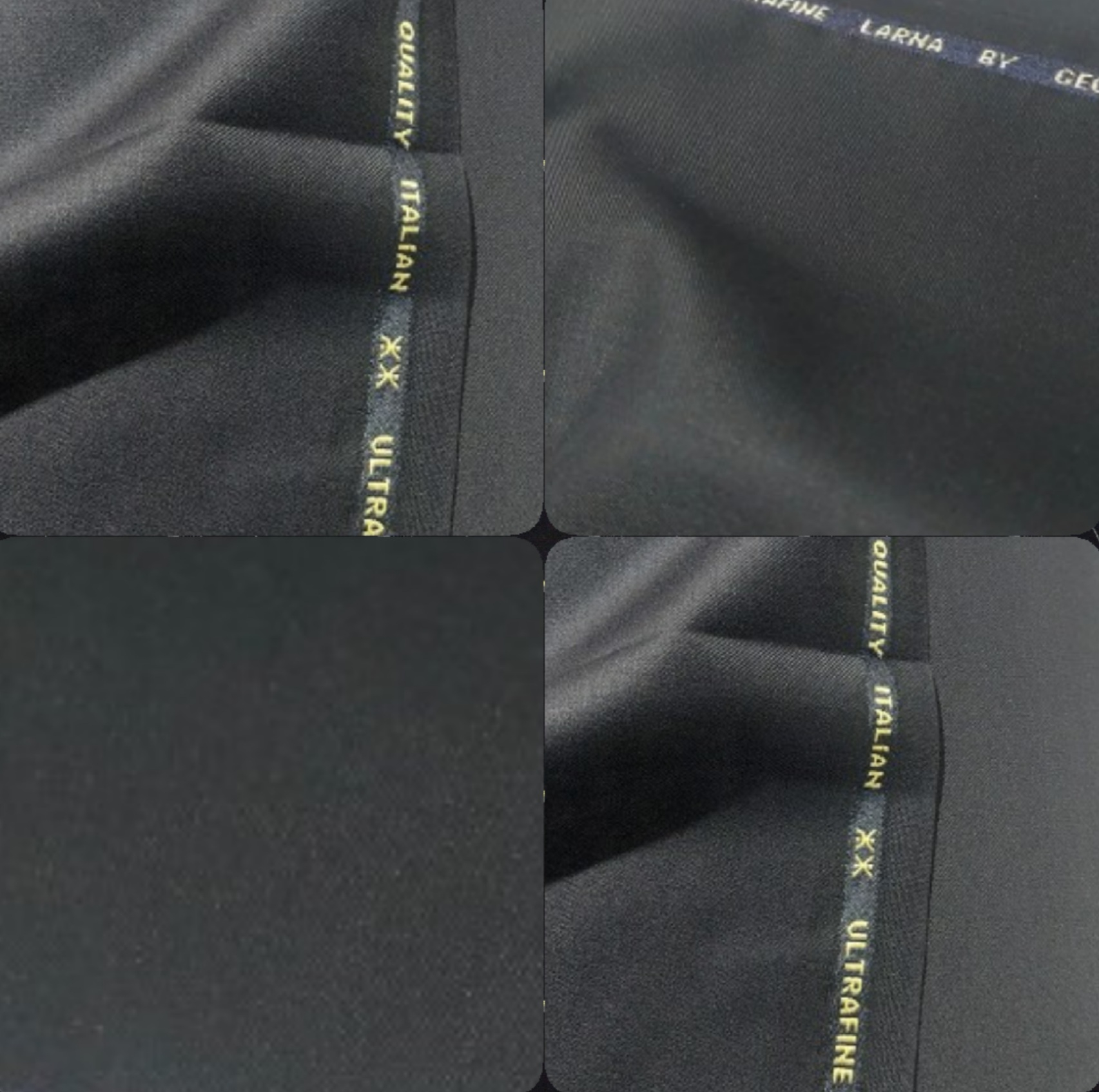 Black Original High Quality Italian Larna George Brato