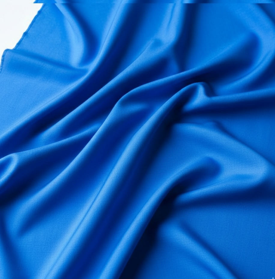 Sky Blue Original Quality Italian Manteko Fabric