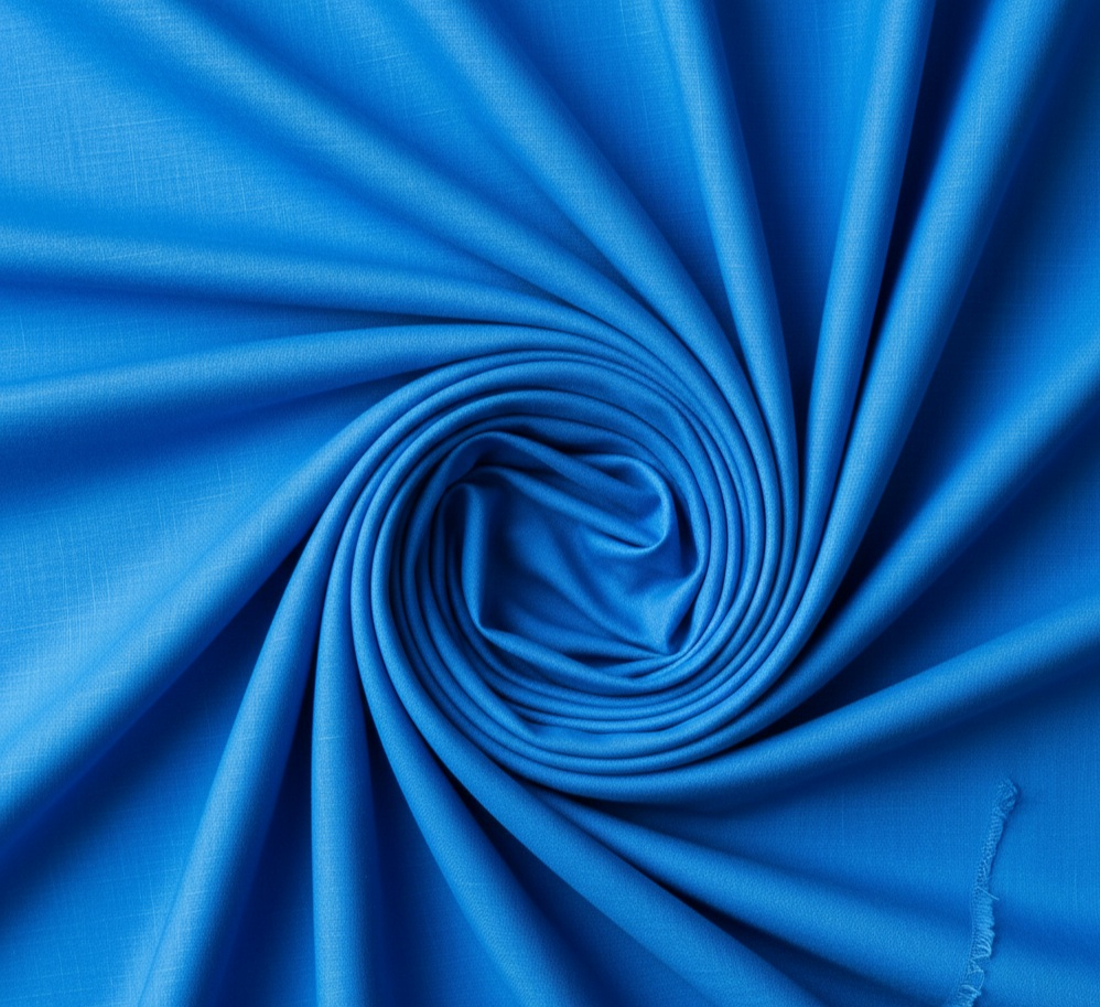 Sky Blue Original Quality Italian Manteko Fabric