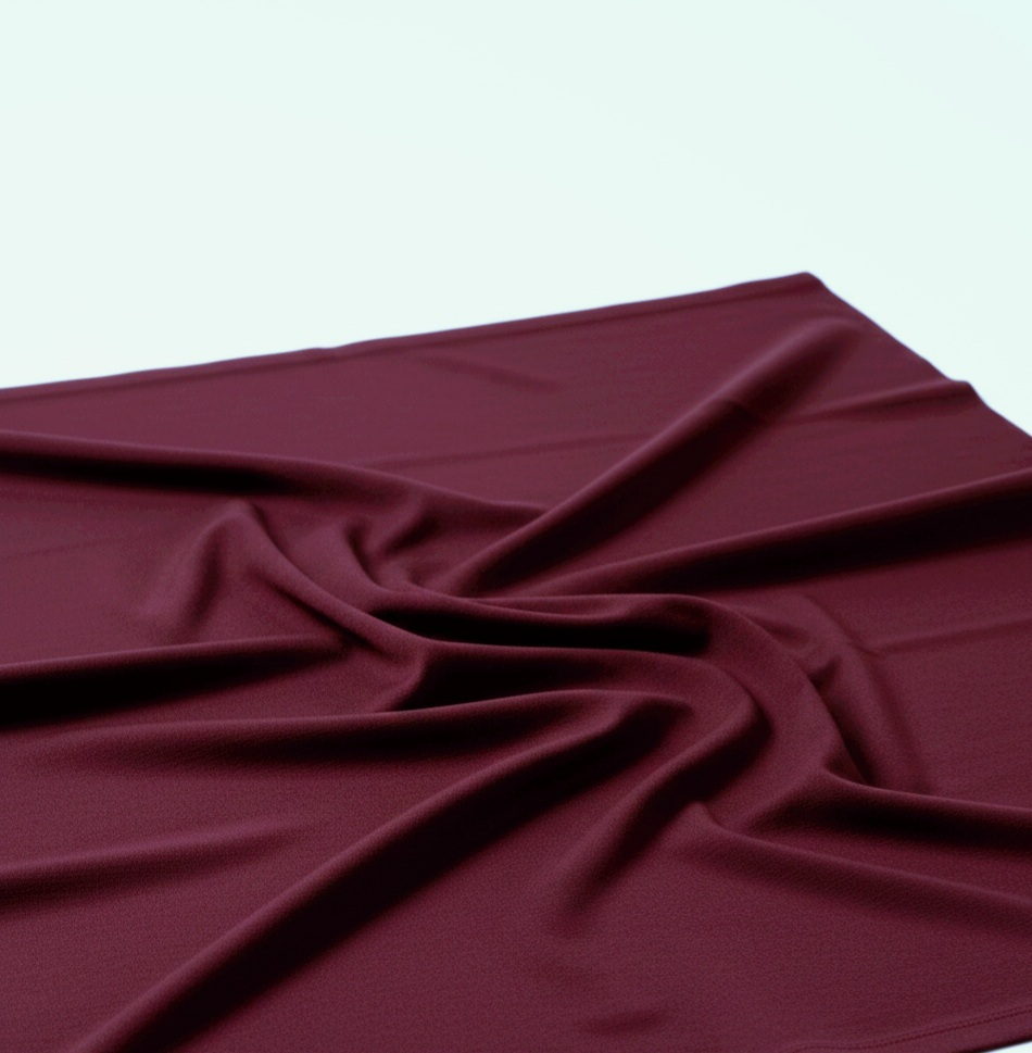 Ox Blood Original Italian Manteko Fabric