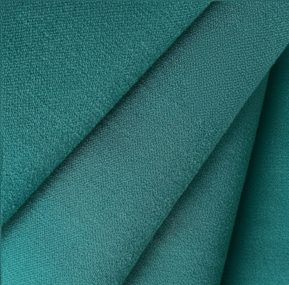 Teal Green Original Italian Wool Manteko Fabric