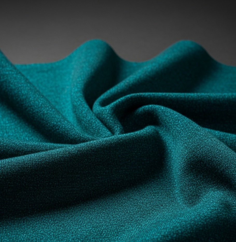 Original dark teal green High Quality Italian Manteko Wool