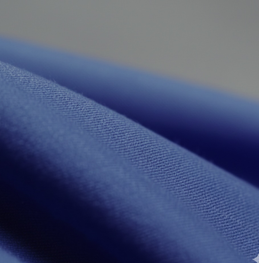 Original  Blue Quality Italian Manteko fabric