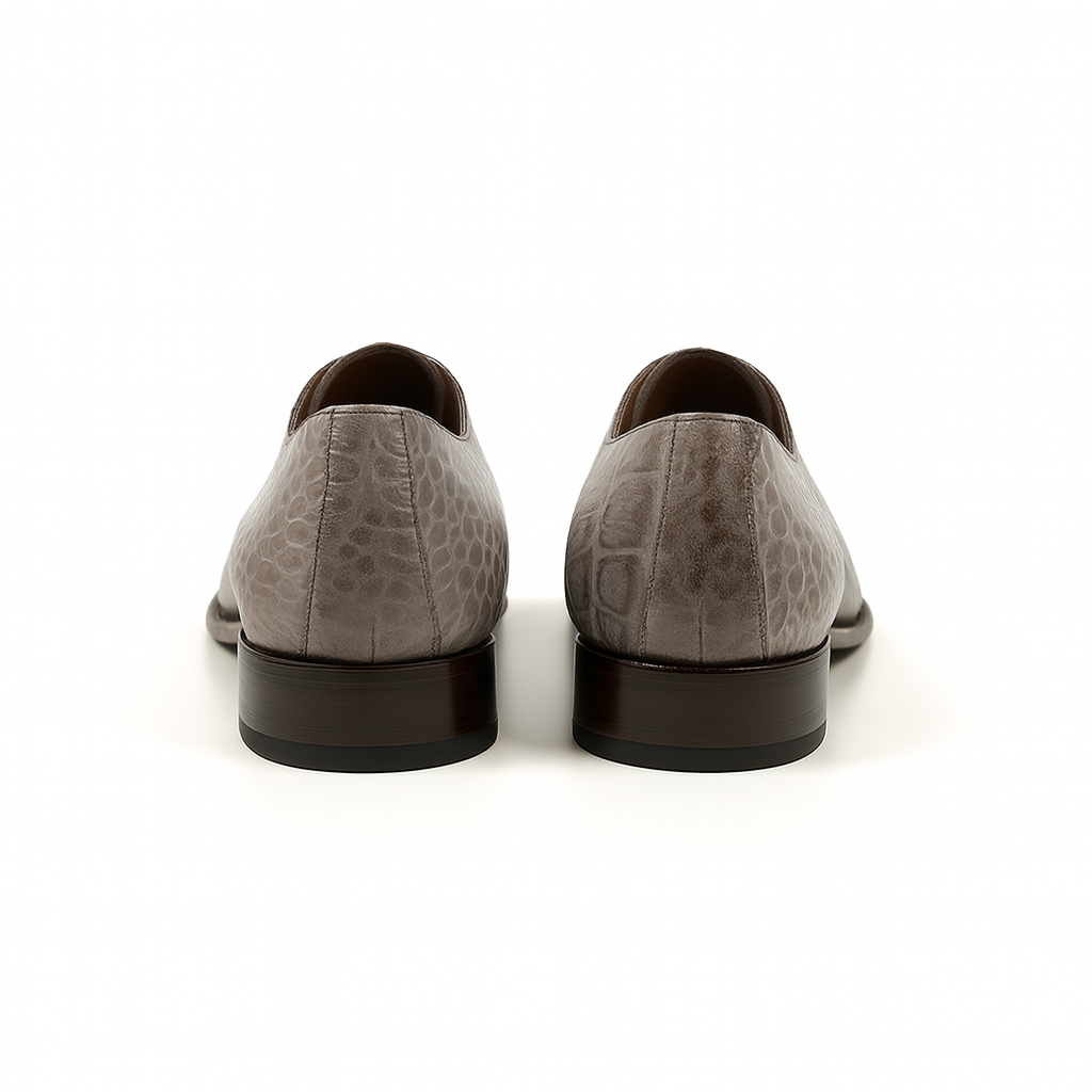 Luxury Men Crocodile Pattern Leather Formal Shoes