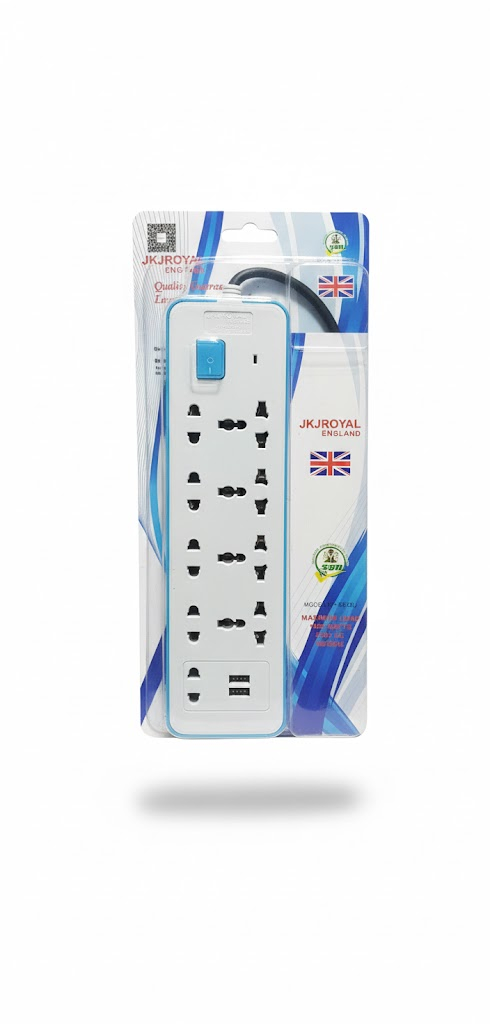 Multi Socket Power Extension Strip With Surge Protection