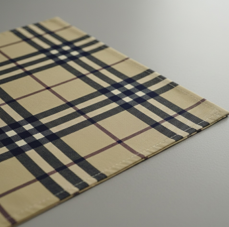 Chequered Original Quality Italian Extrafine Super 220S cashmere wool(Multi Coloured)