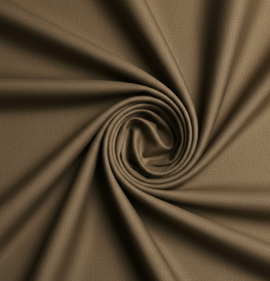 Light Brown Italian High Quality Virgin Wool